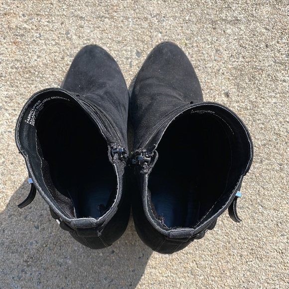 Express suede black booties size 7 - Picture 4 of 5